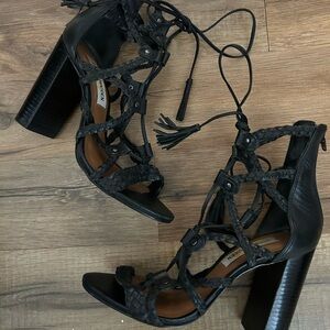 Steve Madden lace up heels